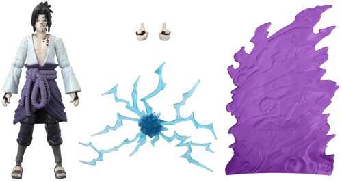 Bandai - Naruto - Anime Heroes: Beyond - Sasuke Uchiha Curse Mark Transformation Action Figure Set