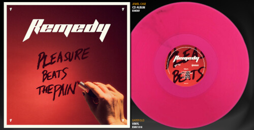 Pleasure Beats The Pain - Magenta Clear