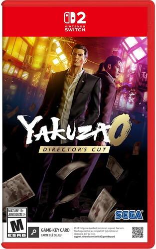 Yakuza 0 Directors Cut for Nintendo Switch 2 (Game-Key Card)