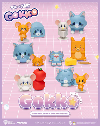 TOM AND JERRY GOKKO SERIES BLIND BOX SET 6CT