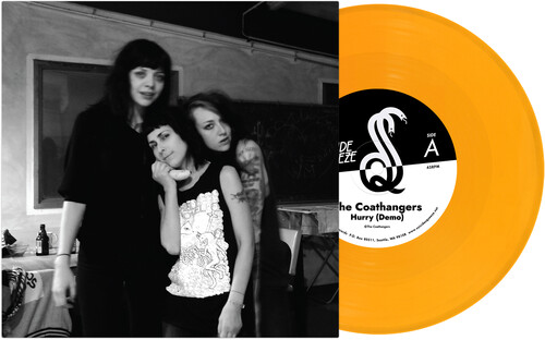 Coathangers - Hurry (Demo) B/W Drifter (Demo) vinyl record cover