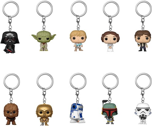 POP KEYCHAIN STAR WARS 50TH ANNIVERSARY ONE