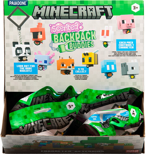 MINECRAFT BACKPACK BUDDIES SCENTED 24-PC BB PDQ