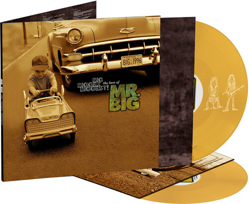 Mr. Big - Big Bigger Biggest The Best Of Mr. Big (30th Anni vinyl record cover