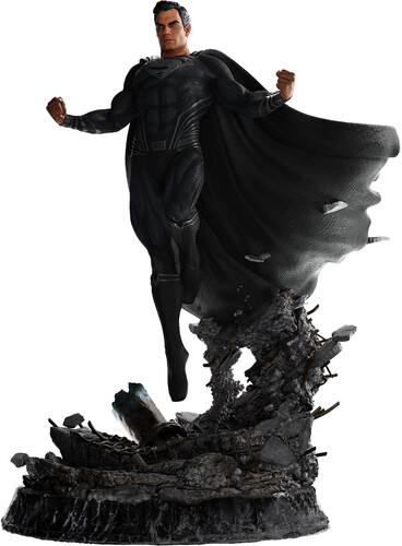 JL SUPERMAN - BLACK SUIT - 1:4 SCALE STATUE