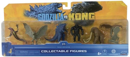 Playmates - Godzilla Vs King Kong 2in Minifigure Bundle Pack (