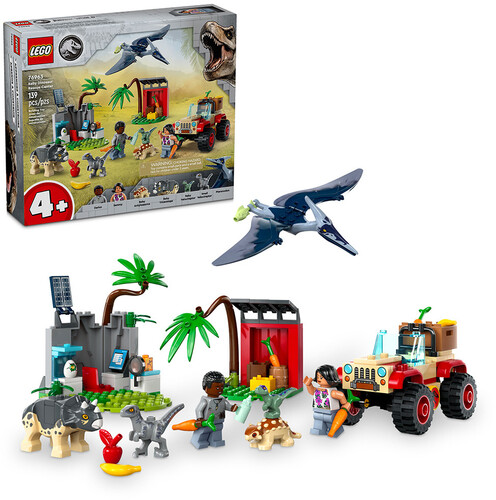 LEGO JURASSIC WORLD BABY DINOSAUR RESCUE CENTER