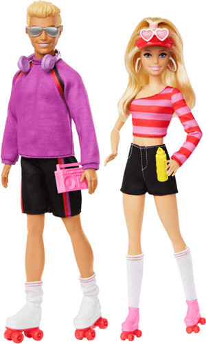 BARBIE KEN & BARBIE FASHIONISTA DOLLS 2 PACK