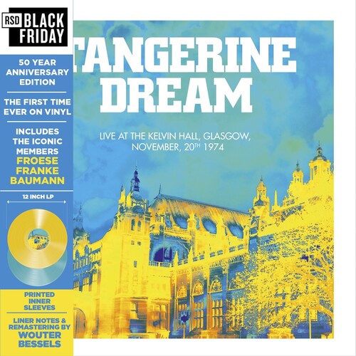 Tangerine Dream - Live At The Kelvin Hall Glasgow 1974: 50 (Rsd) [RSD Black Friday 2024]