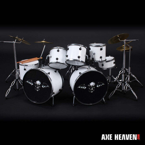 Ten High & Johnny Drum セット Jimmy The Rev Sullivan 1:4 Scale Miniature Drum Kit Replica