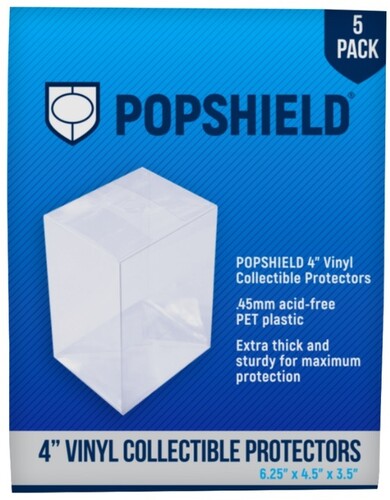 Popshield 4 Collectible Protectors - 5 Pack - Clear