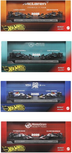 HW PREMIUM 1 64 FORMULA 1 RACE 2PK 4 PIECE A ASRT
