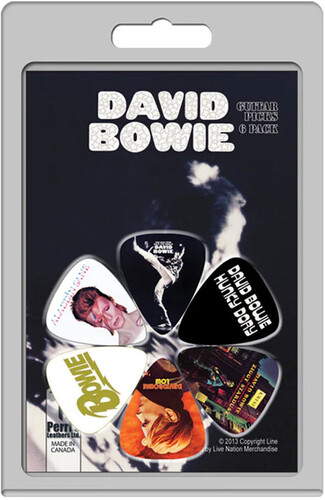 PERRI DAVID BOWIE LEGEND GUITAR PICKS (6 PACK)|alliance entertainment