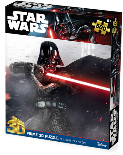 Star Wars Darth Vader contains 500pc 24x18 in 3D Lenticular Puzzle