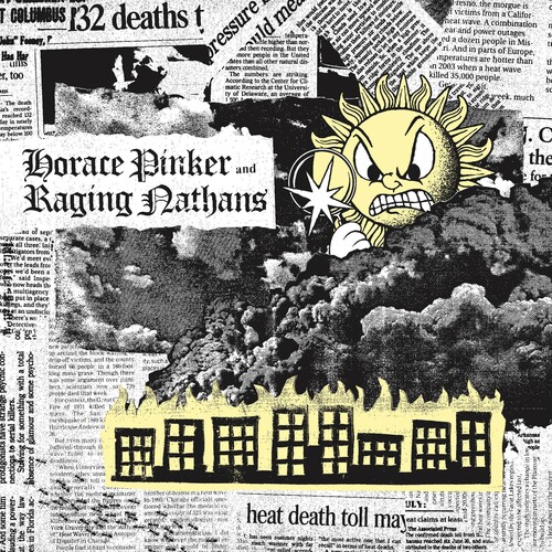 Raging Nathans & Horace Pinker - Split vinyl record cover