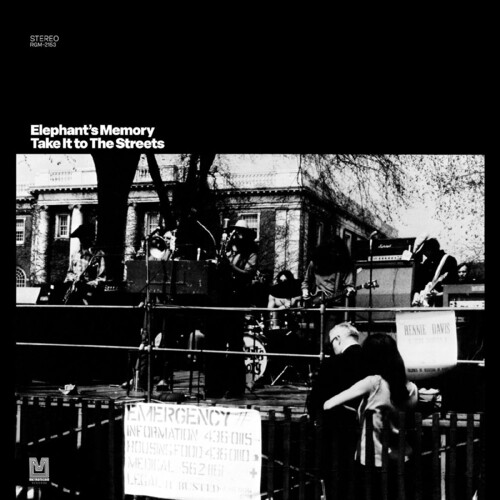 Elephant's Memory - Take It To The Streets - Remastered - Black Swirl vinyl record cover