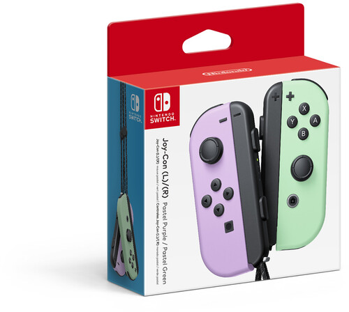 Switch Accessory:  Controller - Nintendo JOY - CON:  (L)/(R) - Pastel Purple/Pastel Green