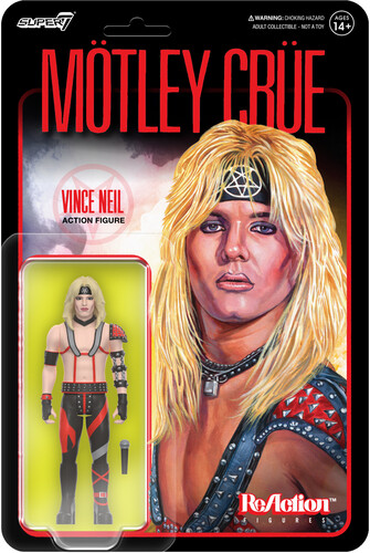 Super7 - Motley Crue Reaction W1 - Vince Neil (Sho - Super7 - Motley Crue Reaction W1 - Vince Neil (Sho vinyl record cover