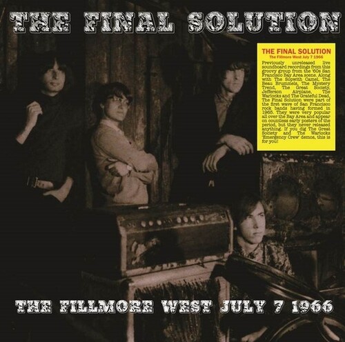 Final Solution - Fillmore West July 7 1966