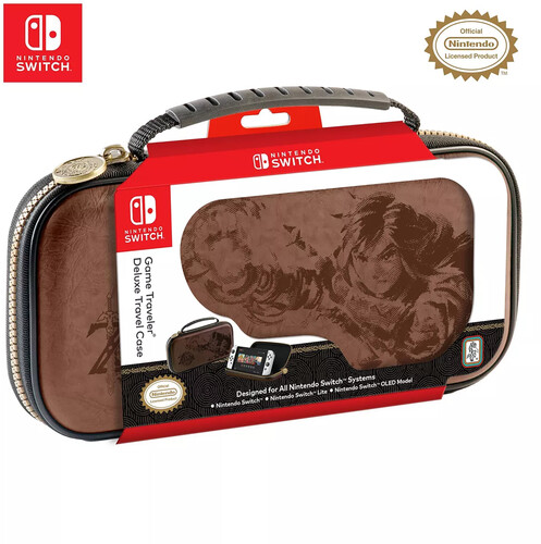 RDS SWI DELUXE TRAVEL CASE ZELDA TOTK - BROWN