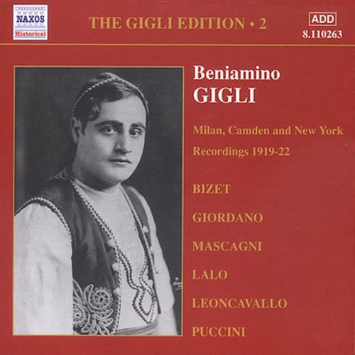 Sings Mascagni/ Bizet/ Giordano/ Puccini/ Toselli/ &