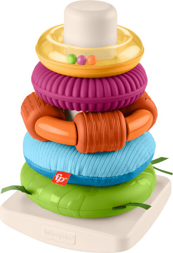 Fisher Price - Sensory Rock-A-Stack Stacking Toy