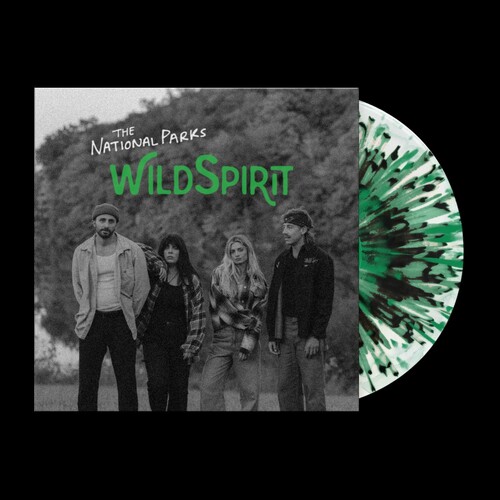 Wild Spirit- White & Green Splatter