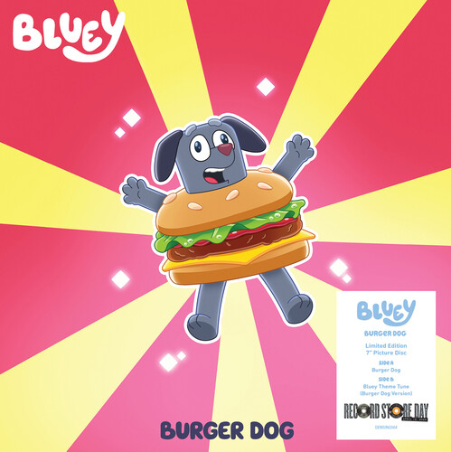 Burger Dog / Bluey Theme Tune (Burger Dog Version) - Limited Picture Disc 7-Inch Vinyl