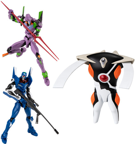 EVANGELION EVA-FRAME DX02 (BOX/ 3) FIGURE DISPLAY