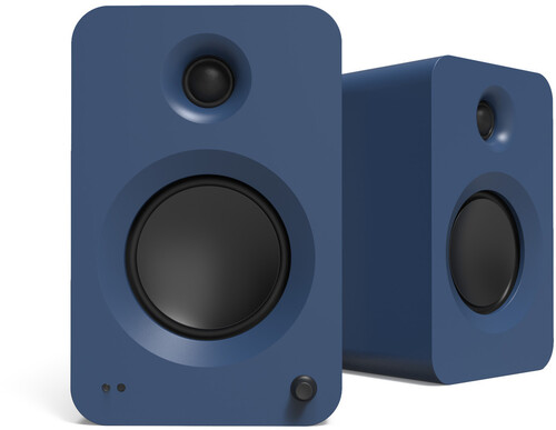 Kanto REN MU Bluetooth Powered Bookshelf Speakers 200 Watts (Matte Blue)