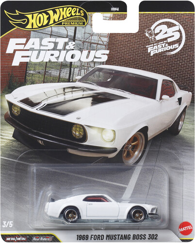 HOT WHEELS PREMIUM 69 MUSTANG BOSS 302