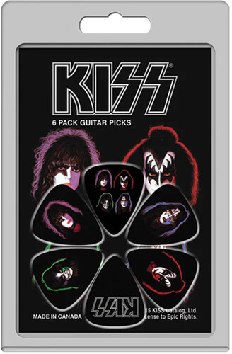 Perri's - Kiss - Faces - Guitar Picks (6 Pack)