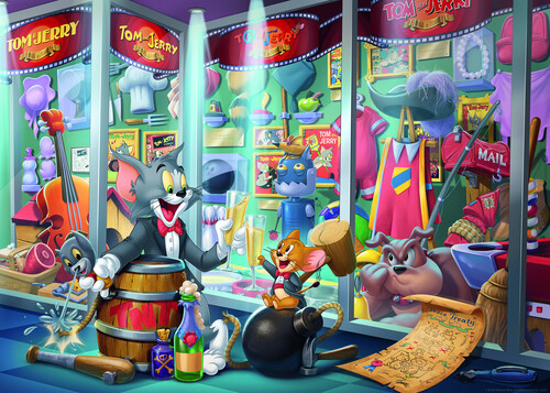 TOM & JERRY HALL OF FAME 1000 PIECE PUZZLE