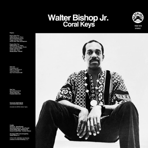 Bishop Jr.,Walter - Coral Keys - Remastered - Blue/Black Swirl (Blk) vinyl record cover