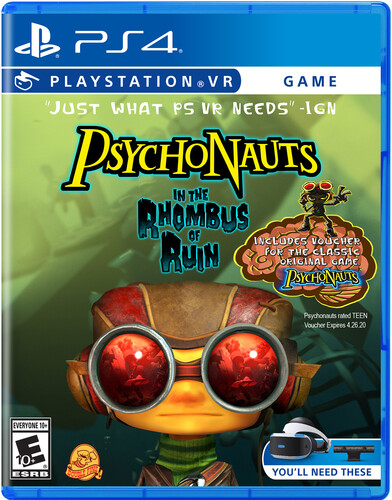 Psychonauts in the Rhombus of Ruin: VR for PlayStation 4