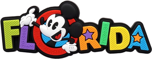 Mickey Mouse Soft Touch PVC Magnet - Sunset Key Chains