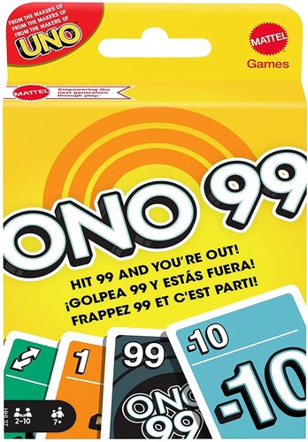 Mattel Games - ONO 99 Card Game By UNO