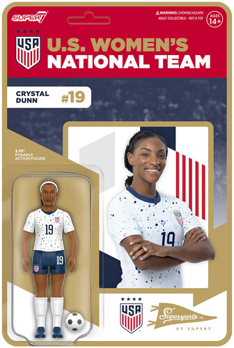 Super7 USWNT Soccer ReAction Wv Crystal Dunn (2023