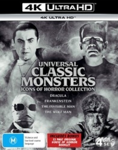 Dracula /  Frankenstein /  Invisible Man /  Wolf Man - All-Region UHD [Import]