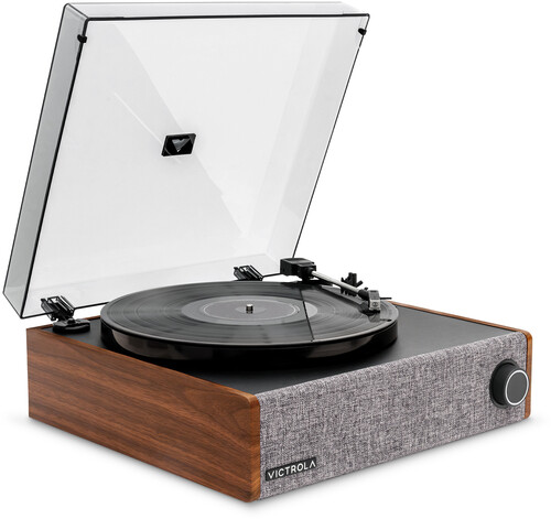 Victrola VTA-78-WLN Eastwood Bluetooth LP Stereo Record Player Walnut