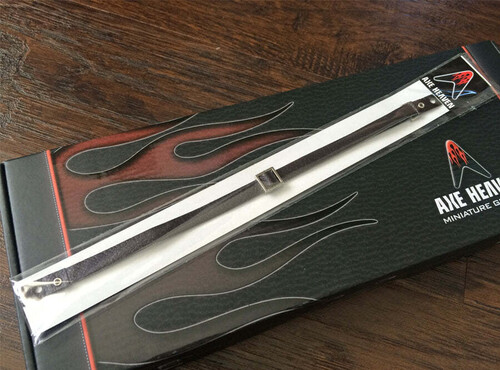 10 Inch Miniature Guitar Strap 1:4 Scale Classic Brown Replica Collectible