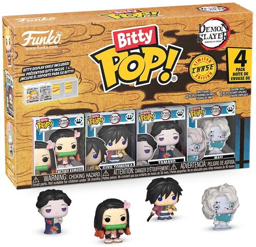 BITTY POP DEMON SLAYER NEZUKO 4 PACK