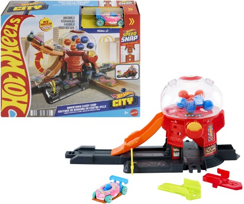 Mattel - Hot Wheels City Downtown Candy Shop