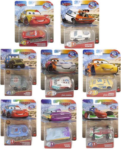 DISNEY PIXAR CARS COLOR CHANGE 8 PIECE F ASRT