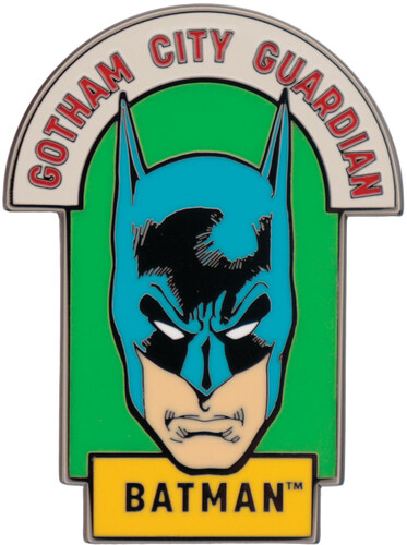 BATMAN GOTHAM CITY GUARDIAN PIN BADGE
