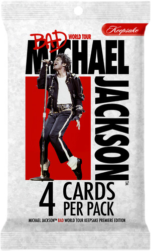 MICHAEL JACKSON BAD KEEPSAKE CARDS HANGER BOX alliance entertainment