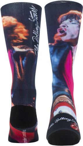 PERRI'S ROLLING STONES MICK LIVE RED SCARF SOCKS