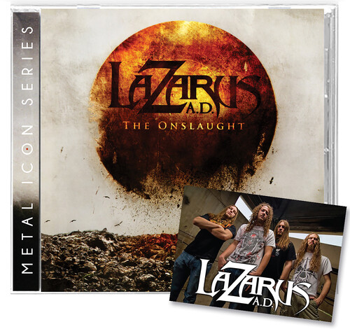 Lazarus A.D. - The Onslaught vinyl record cover