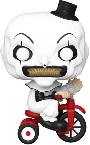 FUNKO POP MOVIES TERRIFIER ART THE CLOWN WITH BIKE