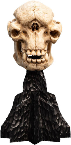 LOTR - SKULL OF A CAVE TROLL POLYSTONE STATUE